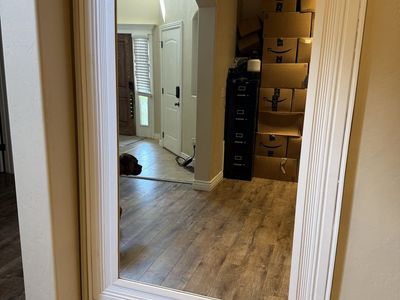 Large Custom Framed Full-Length Mirror – Approx. 52” x 73”