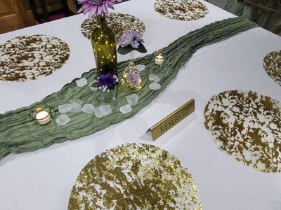 For Rent: Wedding decor, linens, and drapery