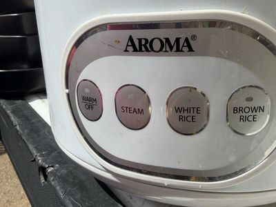 Aroma White Rice Cooker and Food Steamer