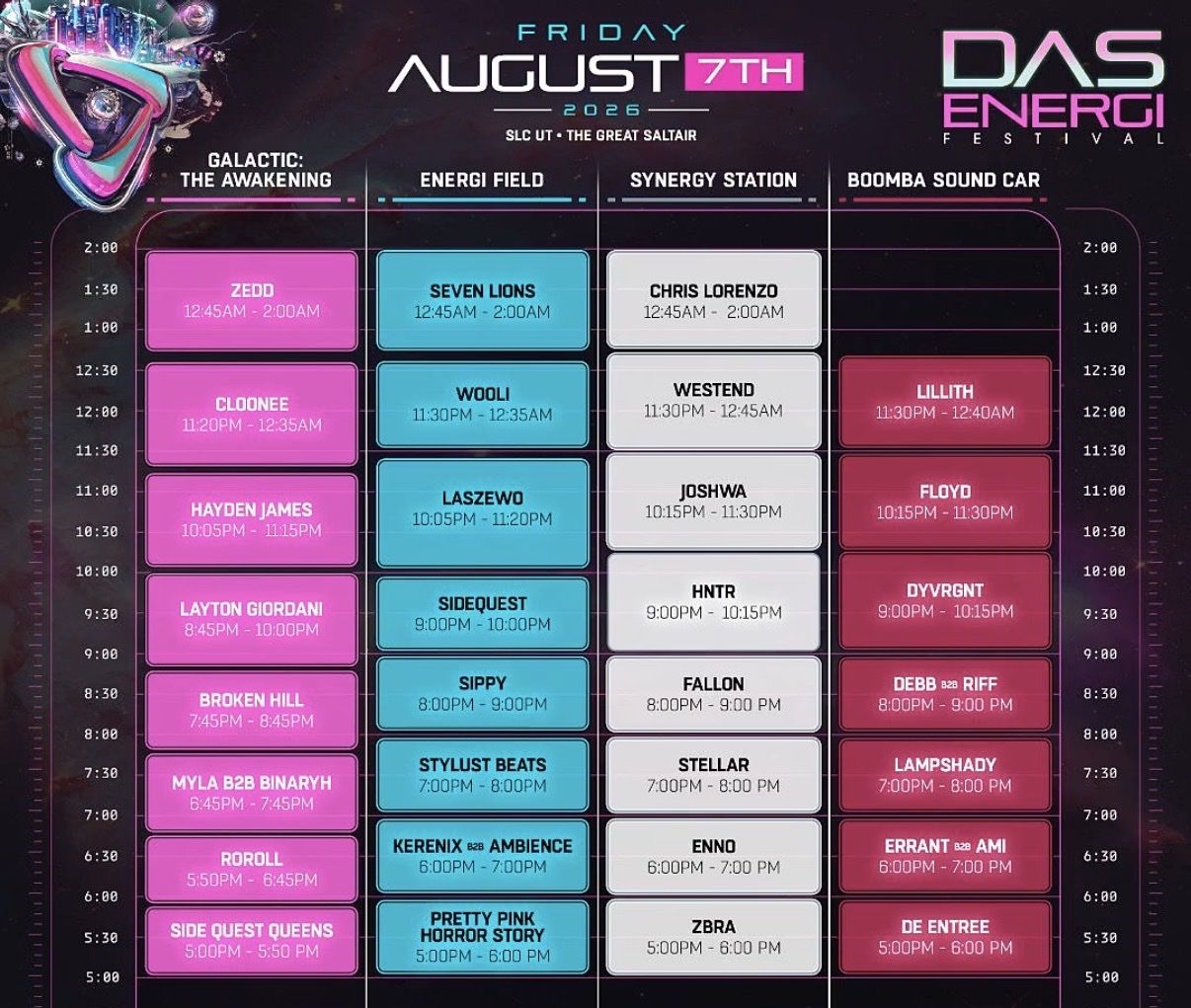 DAS Energi Ticket - Friday Night Only GA