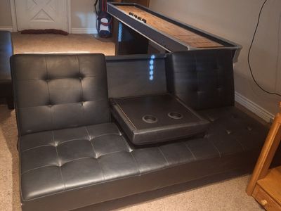 Two Futons-couches both together