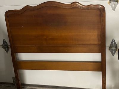 Antique Cherry Twin Bed Frame