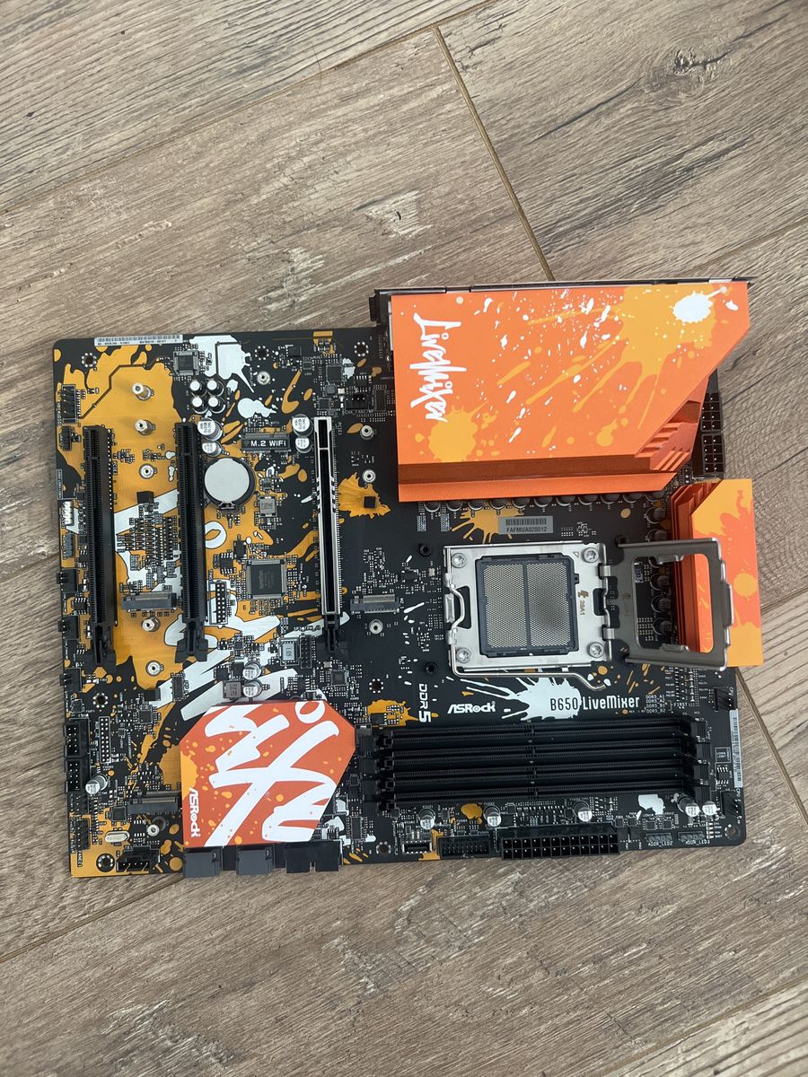 ASRock B650 LiveMixer Motherboard AMD AM5 DDR5 M.2 WiFi Gaming PC Component