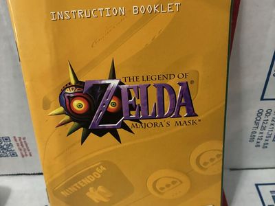 The Legend of Zelda Majora's Mask N64 Instruction Booklet Nintendo 64 Official Manual