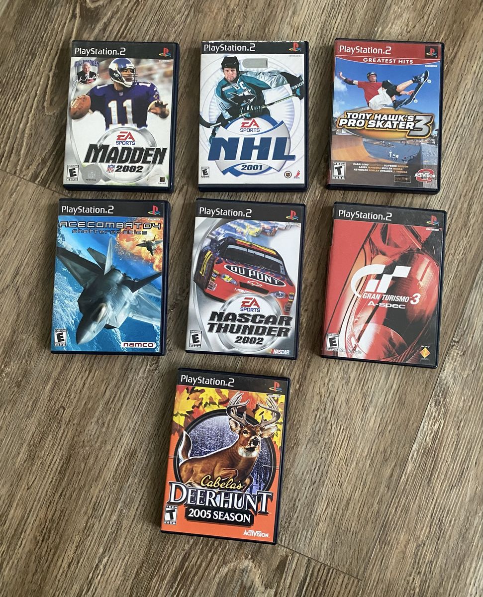 PS2 Games Vintage PlayStation 2 Video Games