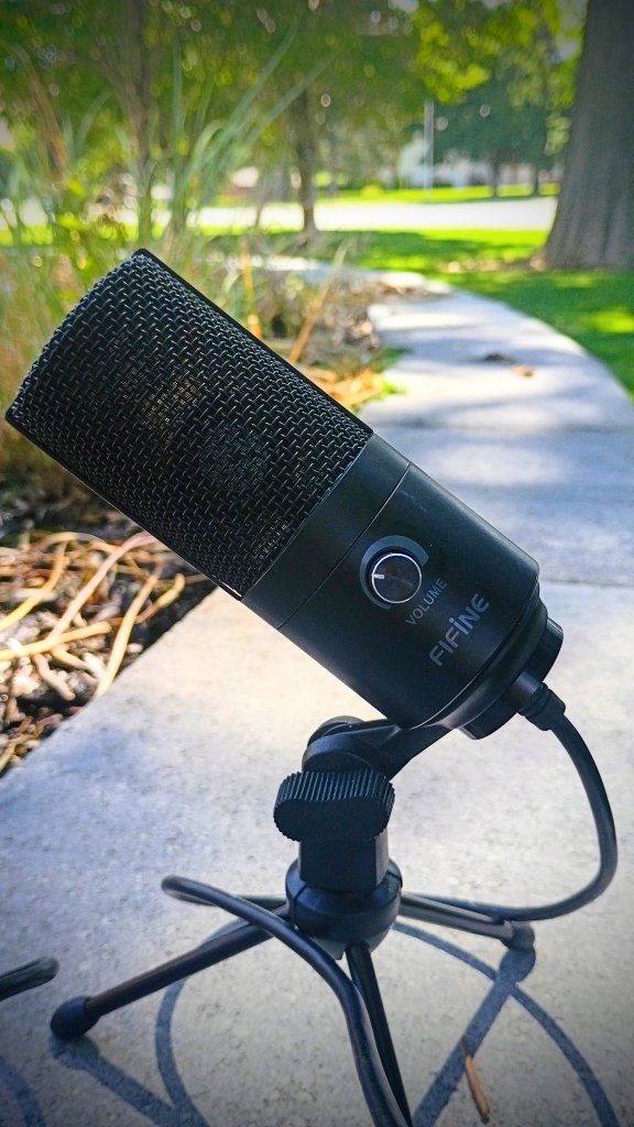 FIFINE K669B USB Microphone for Computer with Volume Control, Plug & Play, for Gaming/Recording/Podcasting