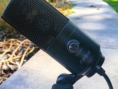 FIFINE K669B USB Microphone for Computer with Volume Control, Plug & Play, for Gaming/Recording/Podcasting