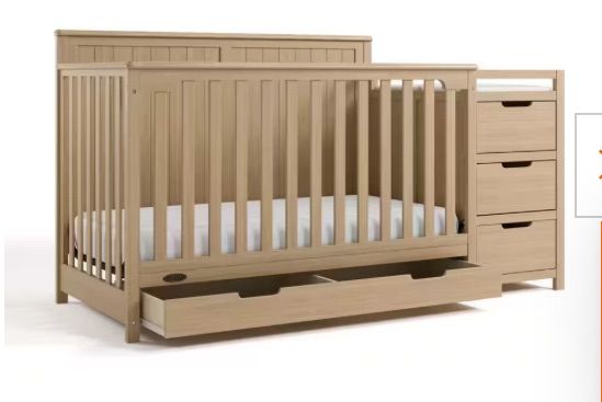 Crib dresser snd changing table