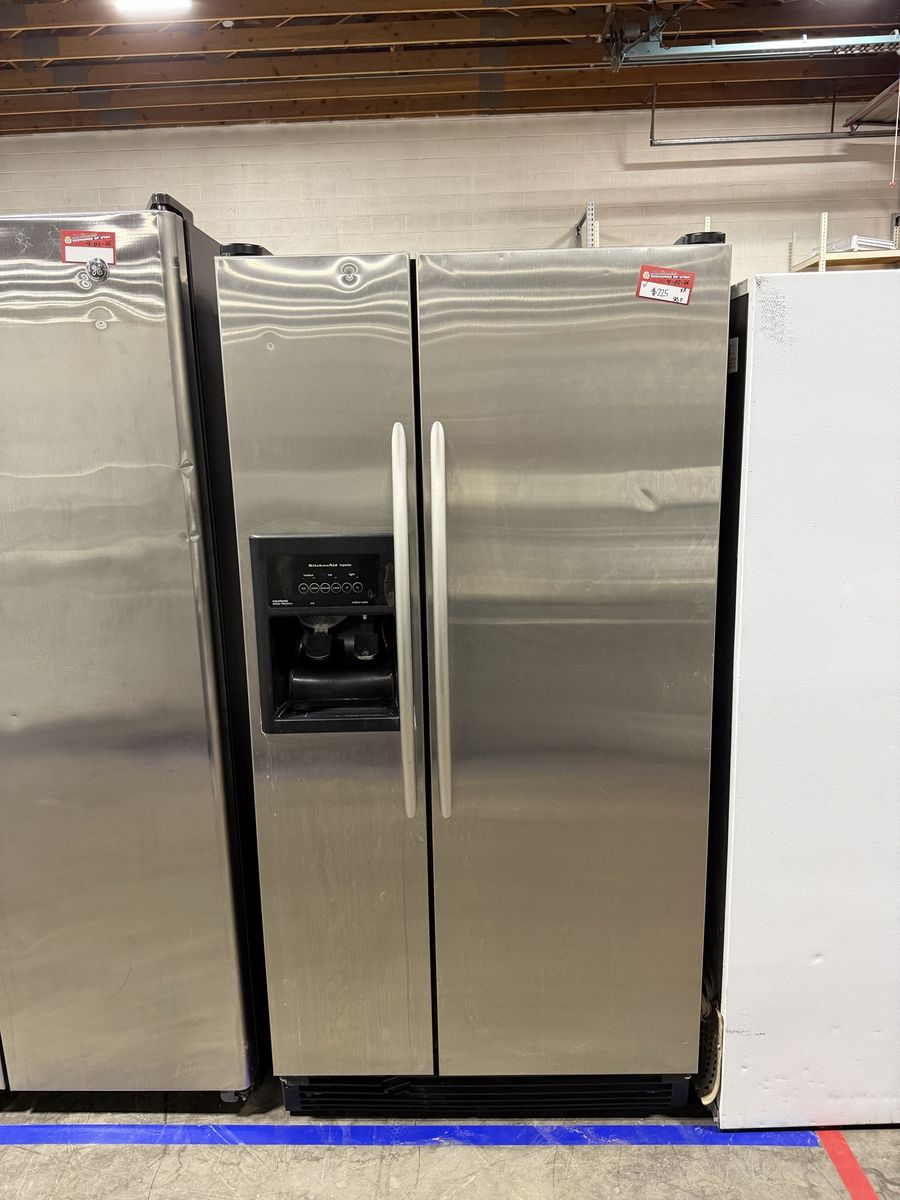 HURRY! NICE KITCHENAID SIDE BY SIDE 33" FRIDGE