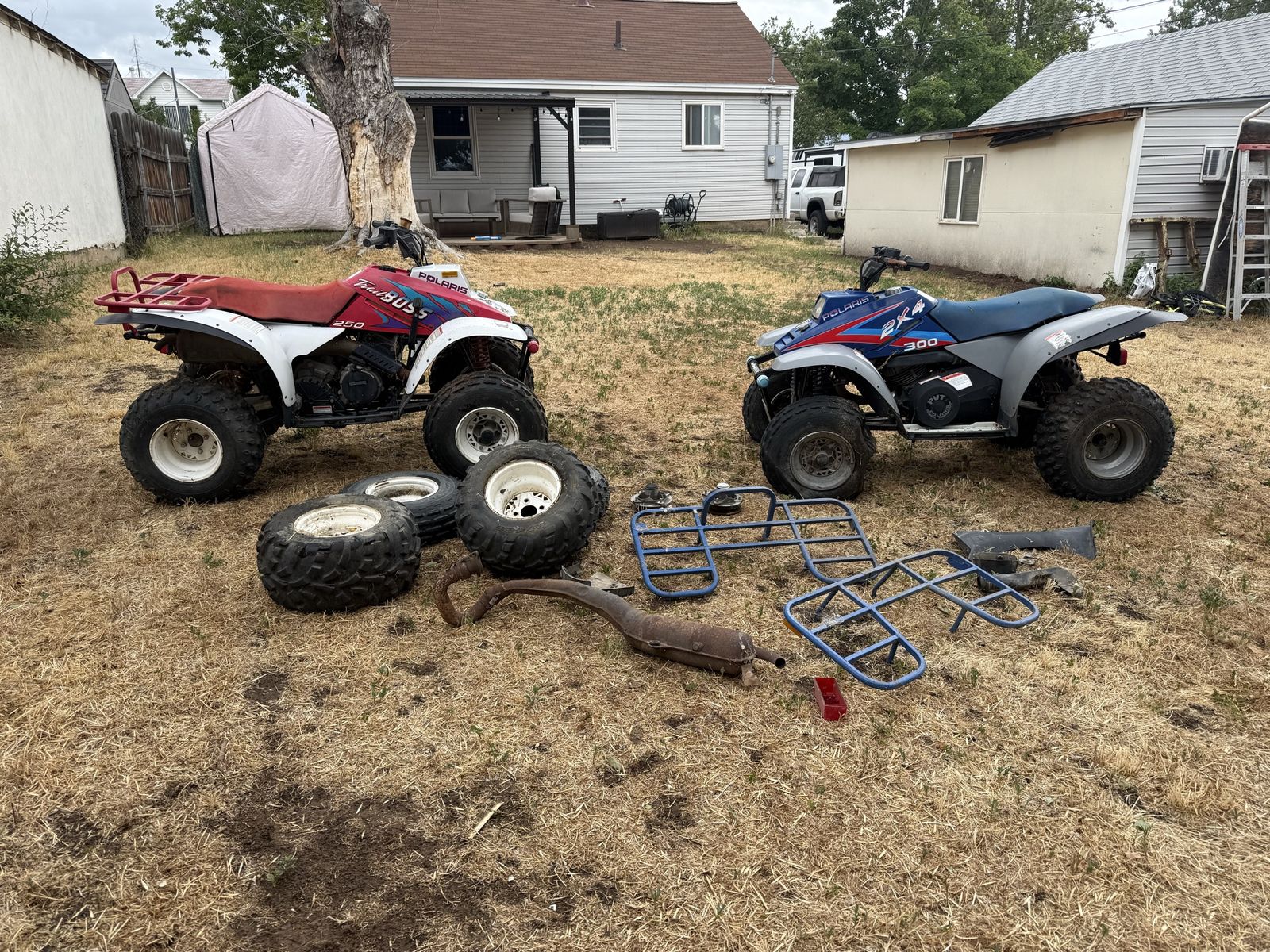 2 stroke Polaris 2x4 4 wheelers