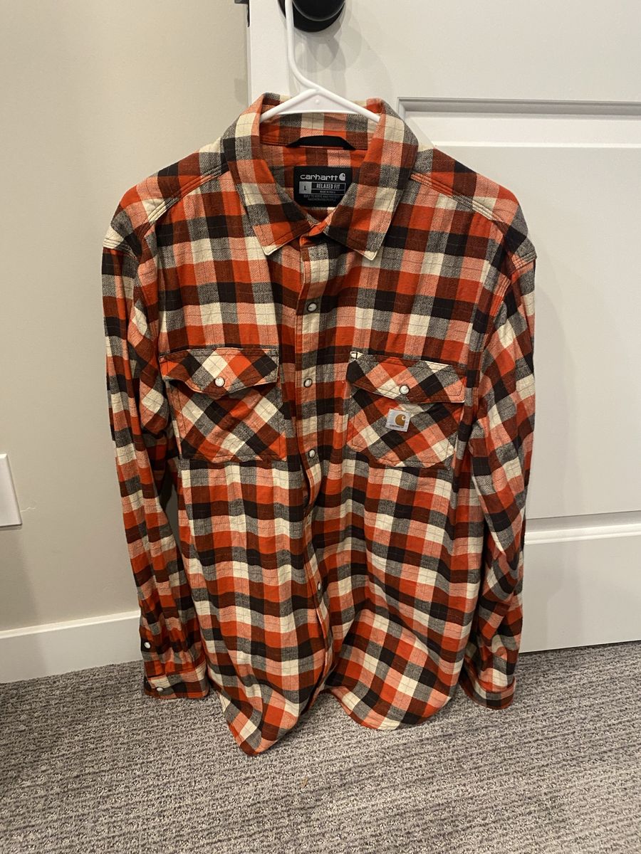 Men’s Carhardt - Rugged Flex- Relaxed Fit Flannel - Large