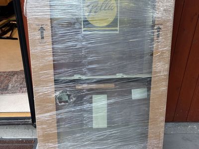 New Pella Double-Hung Window 34″ × 59″ — Black Exterior, Low-E Argon (Never Installed)