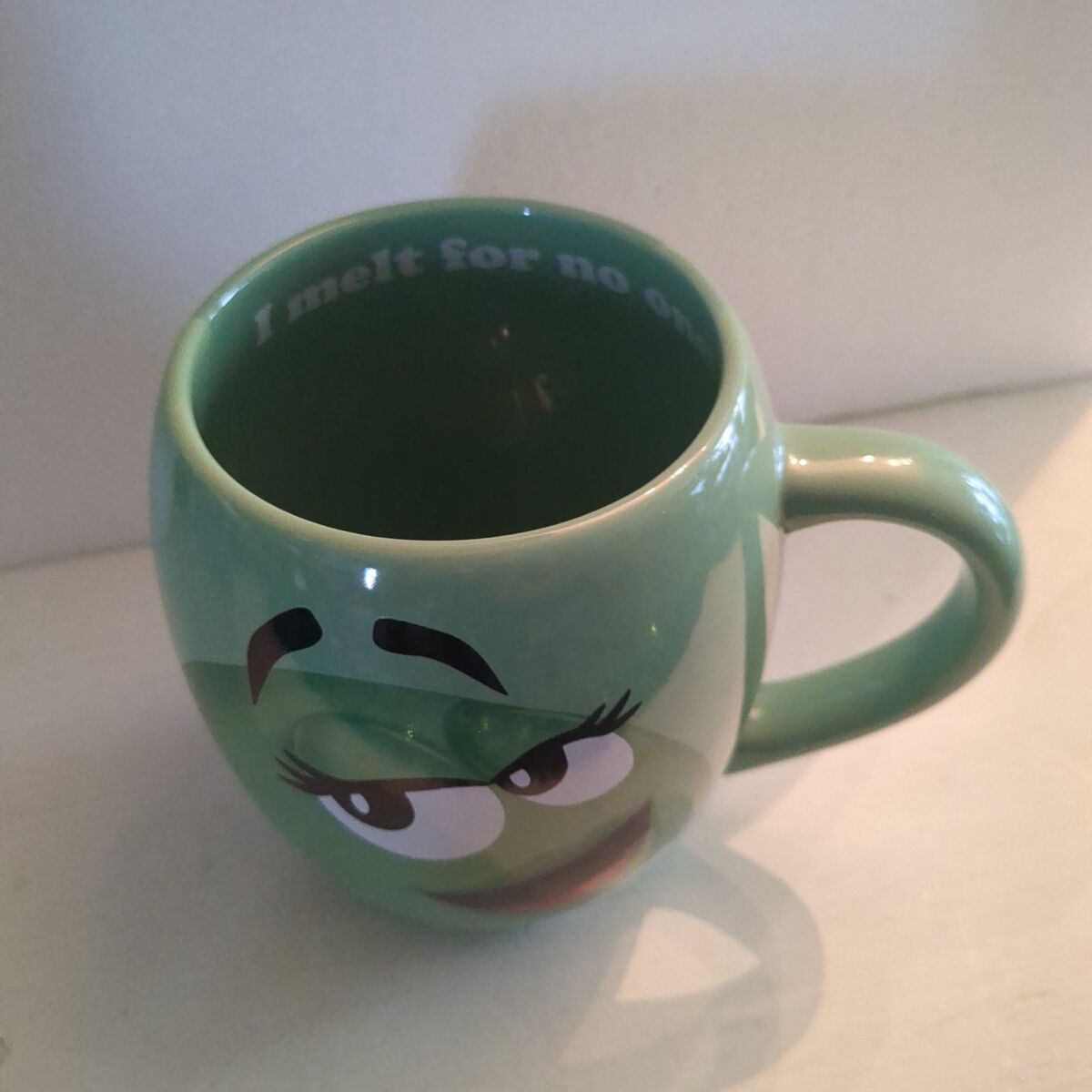 2011 M and M green mug
