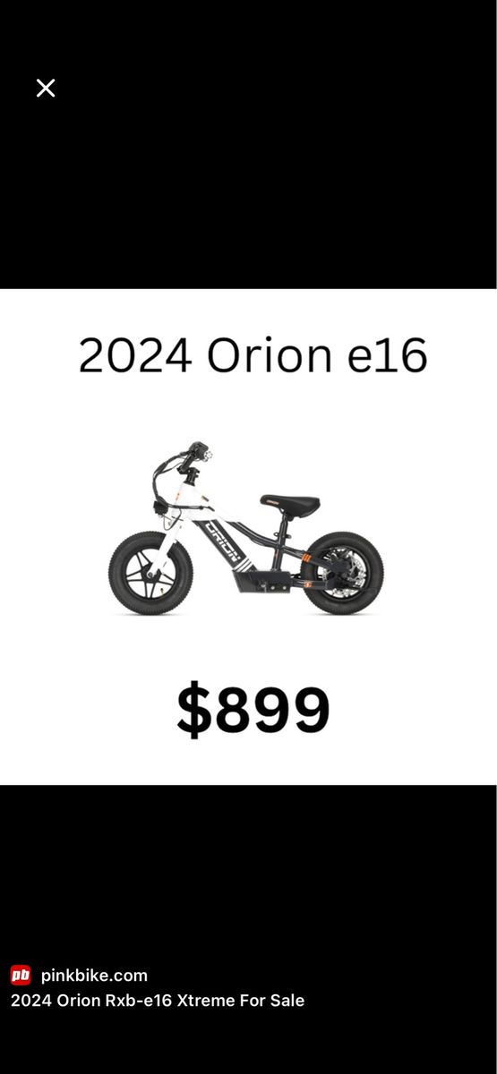 2 Orion e-bikes