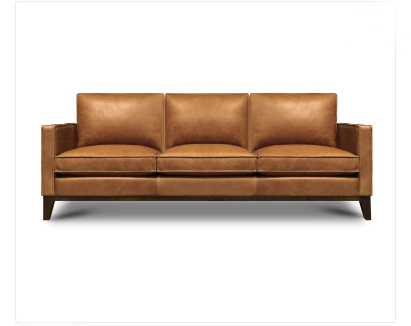 GTR All Leather Sofa in Monza Chestnut