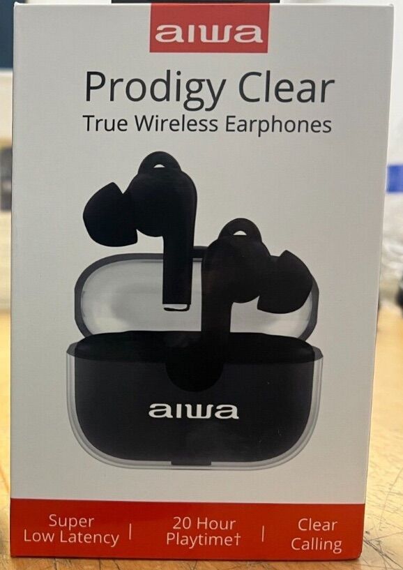Prodigy Clear True Wirless Earphones aiwa *NEW*