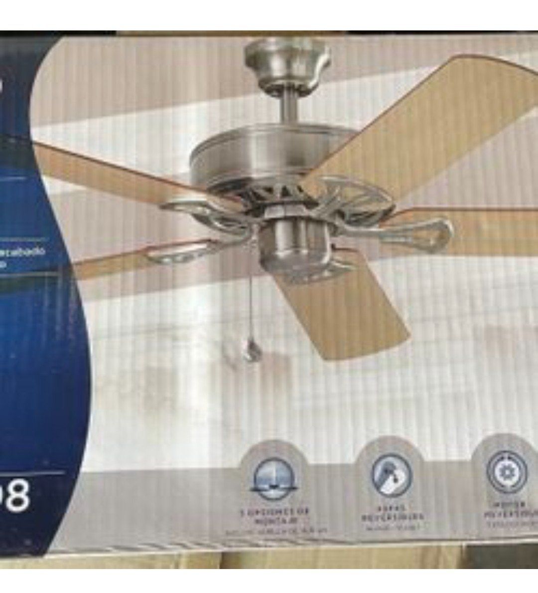 New Harbor Breeze 52" Ceiling Fan w/LED Light Kit