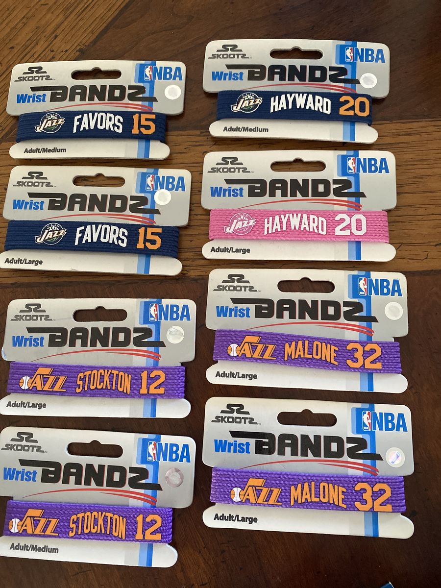 Utah Jazz Wrist Bands