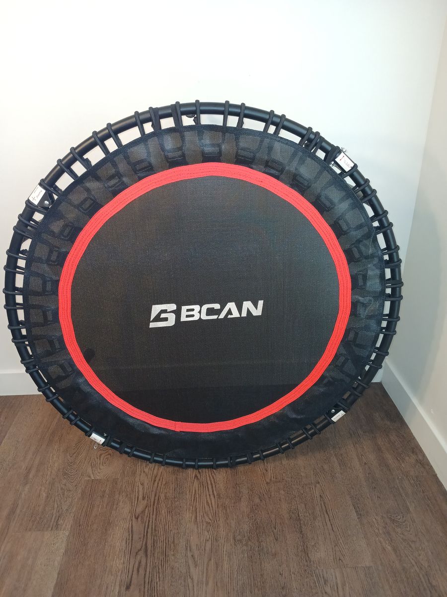 Mini Rebounder Trampoline, 40", BCAN brand, Black and Red