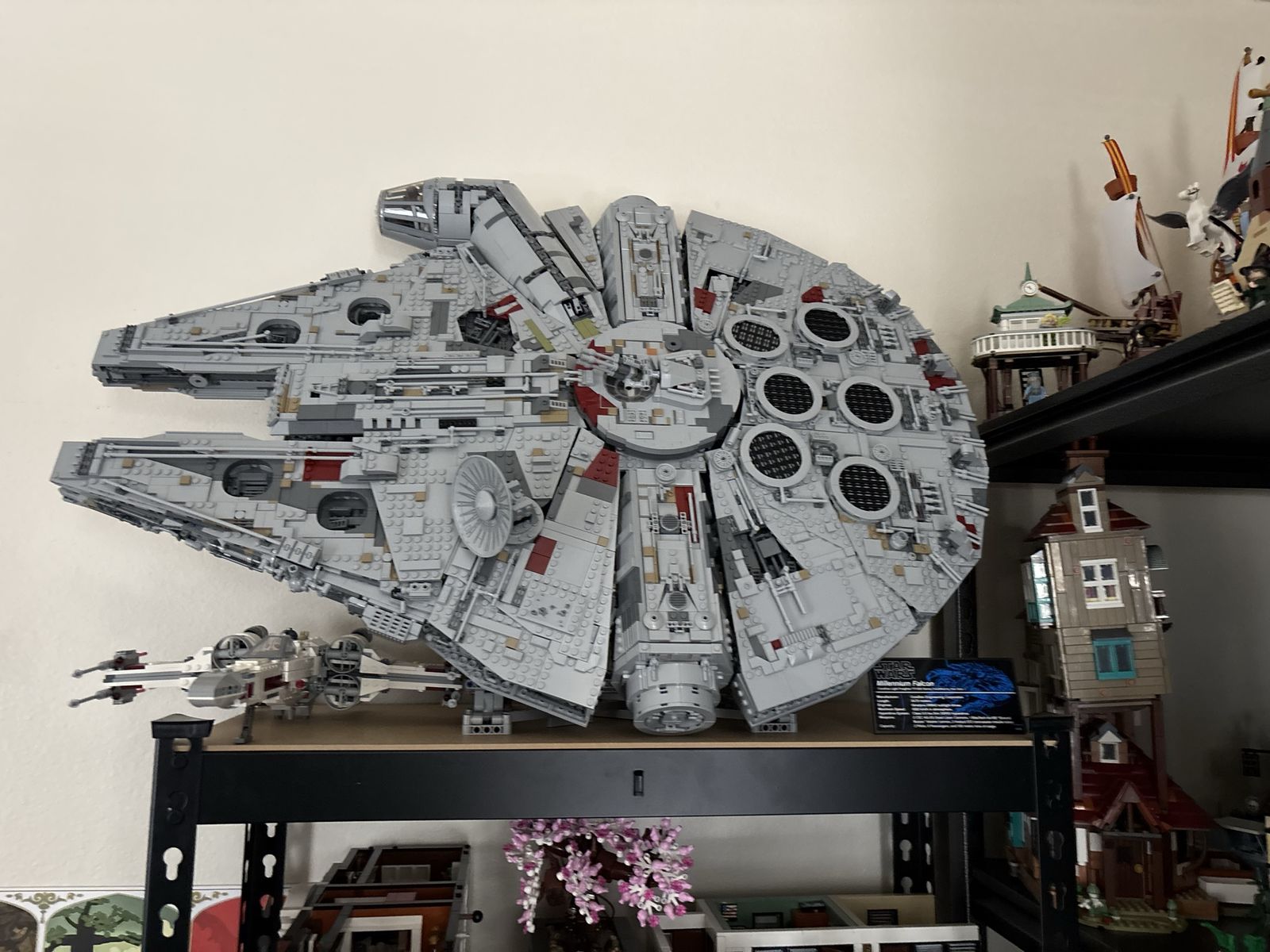 Lego UCS millennium falcon and 2017 X-Wing