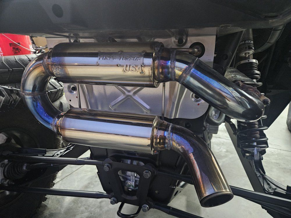 force turbos rzr xpt exhaust for trade