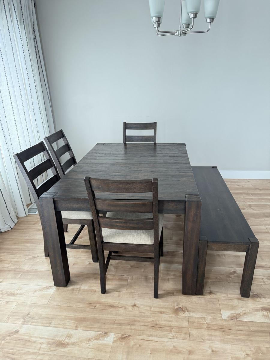 Dining table with chairs