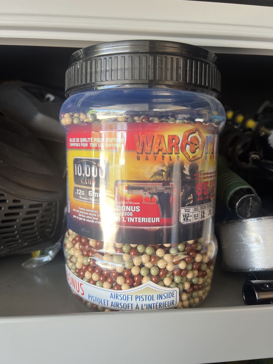 War Battle 10,000 .12g 6mm Airsoft BBs