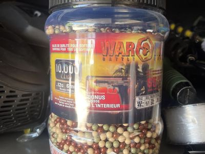 War Battle 10,000 .12g 6mm Airsoft BBs