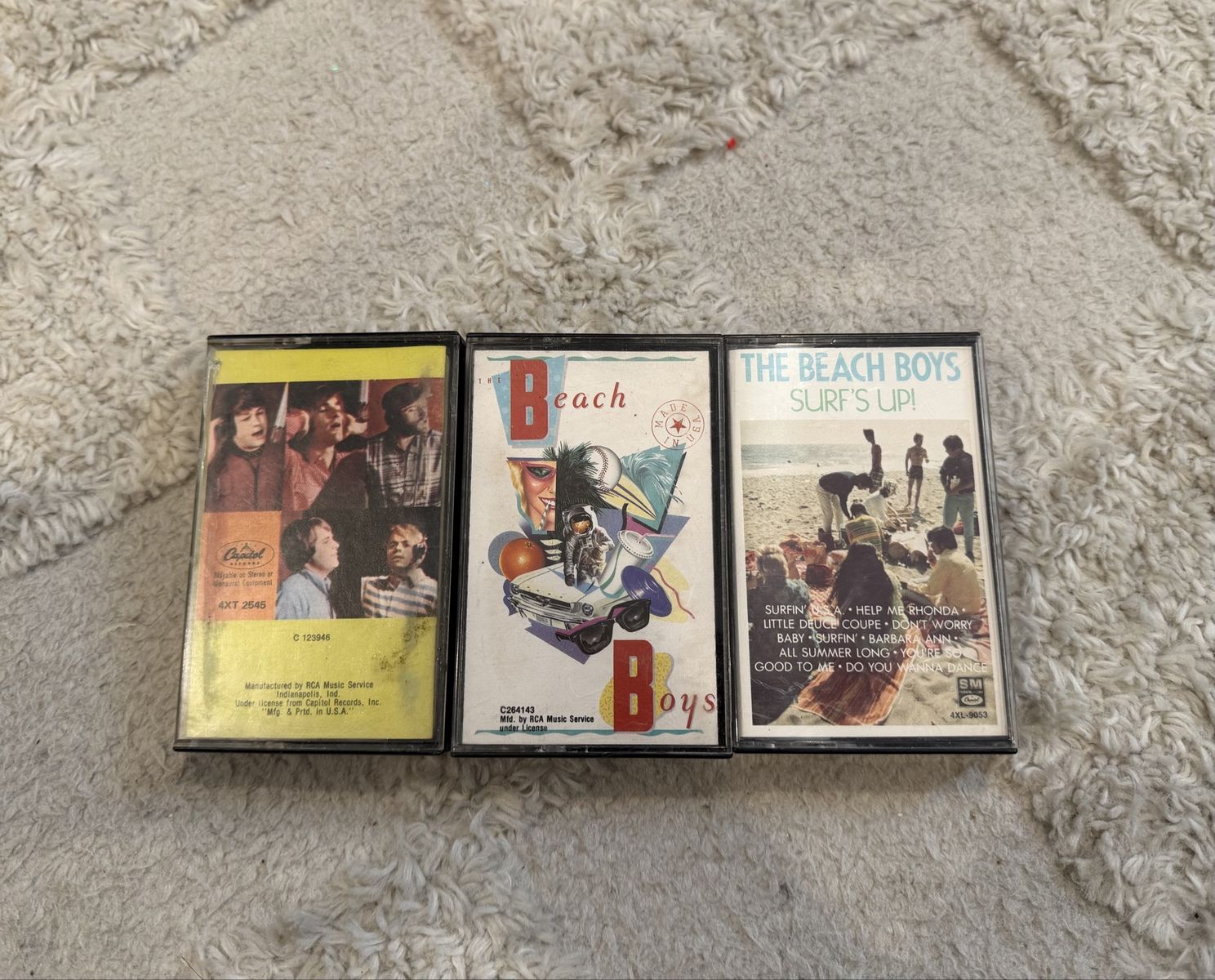 The Beach Boys cassettes