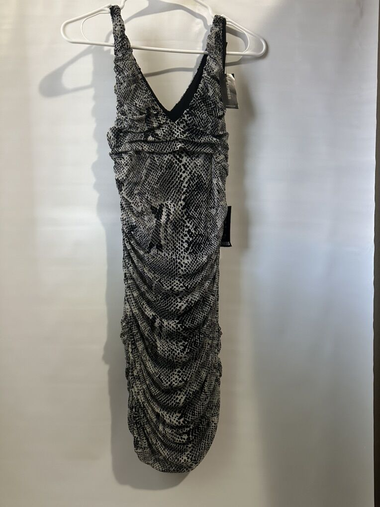 New Express Dress Snake Print size M