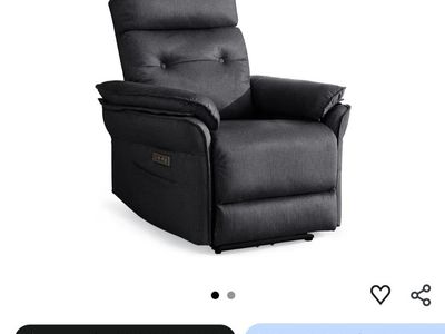 Korser Power Zero Gravity Recliner, Electric Recline, USB & Type-C, Wall-Hugger Design, Side Pocket