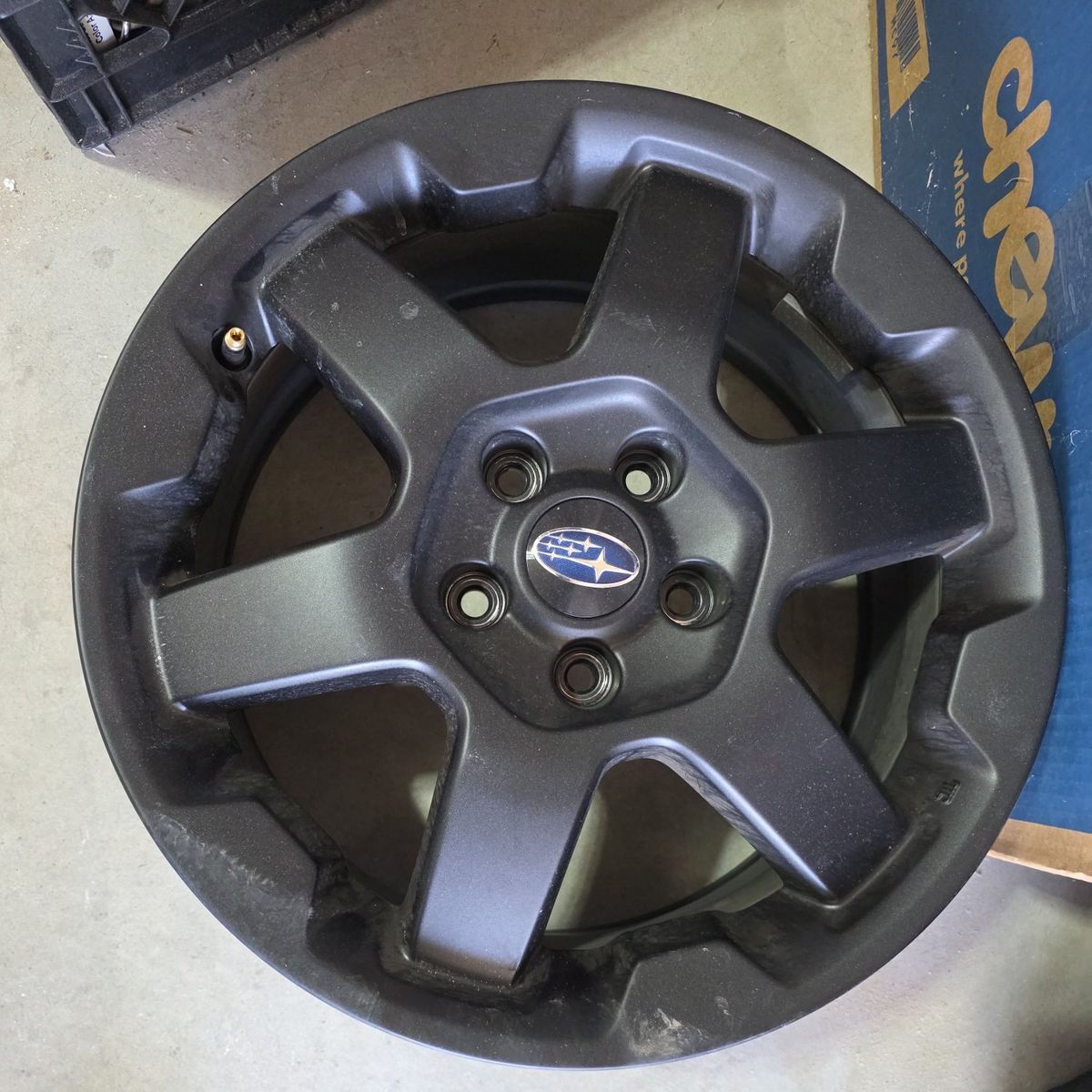 OEM Subaru Matte Black Wheels 17 in – Set of 4