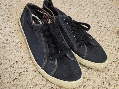 Ben Sherman Men's US 10 Blue Fabric Lace-Up Casual Shoes