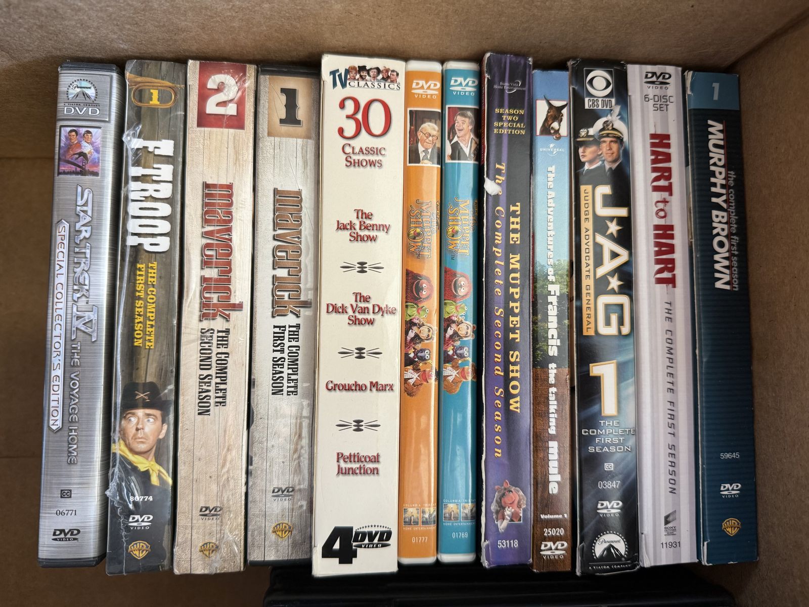 65 DVDs