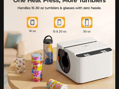 HTVRONT A200 Auto Tumbler Heat Press