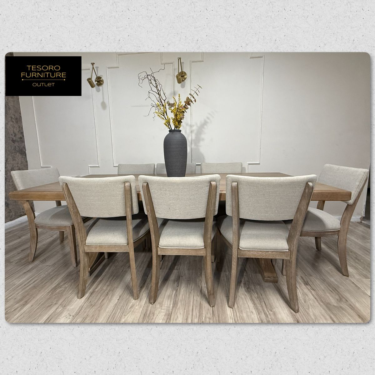 MERCER MODERN DINING SET WE OFFER DELIVERY