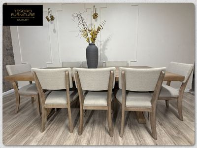 MERCER MODERN DINING SET WE OFFER DELIVERY