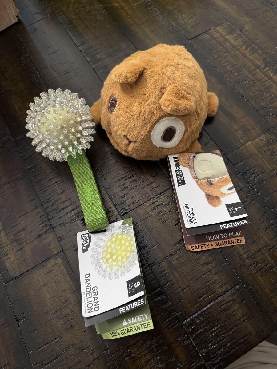 BARK dog toys