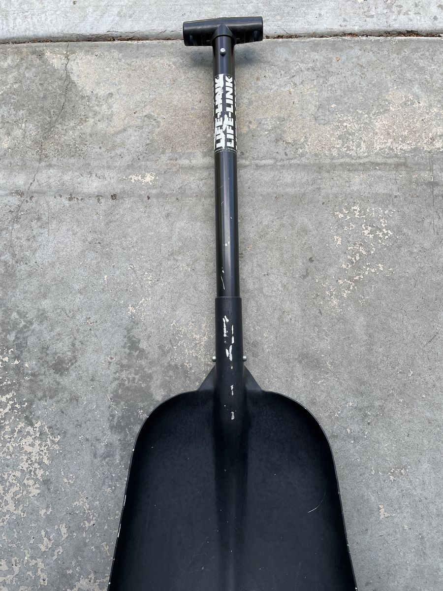 Life-Link Avalanche Shovel - Black, Durable Snow Safety Tool