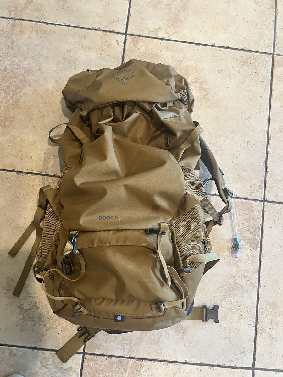 Osprey Rook 50 Backpack & Jet Boil 1.0 cooking system NEW