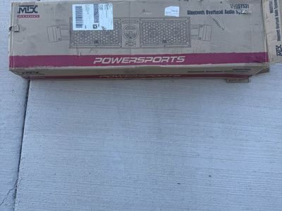 NEW MTX Audio MUDSYS31 Bluetooth UTV Overhead Sound Bar System