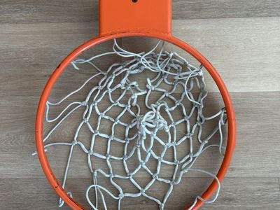 Spaulding Slammer Competition 180 Basketball Rim with Net (Heavy Duty Steel Rim)