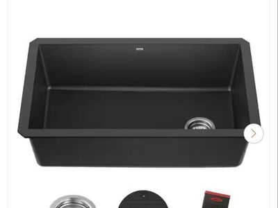 Forteza Undermount Granite 32 in. Kitchen Sink