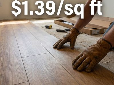 LVP Flooring Ogden | Waterproof Vinyl Plank Flooring | Vinyl Flooring | $1.39 sqft | 9 X 48