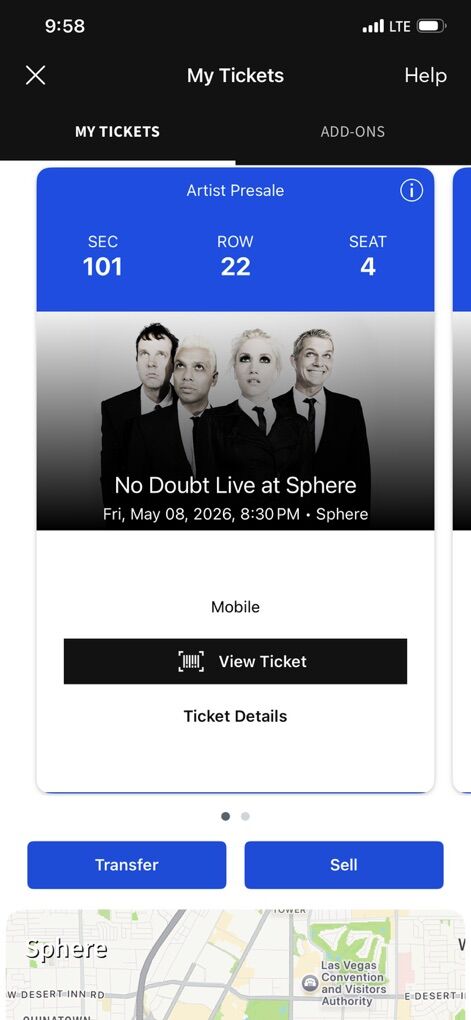No Doubt @ Sphere in Vegas