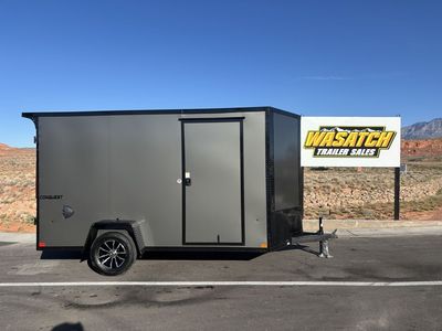 2026 Formula Trailers 6x12 3K Conquest SE Flat Top Spoped V-Nose Enclosed Cargo Trailer