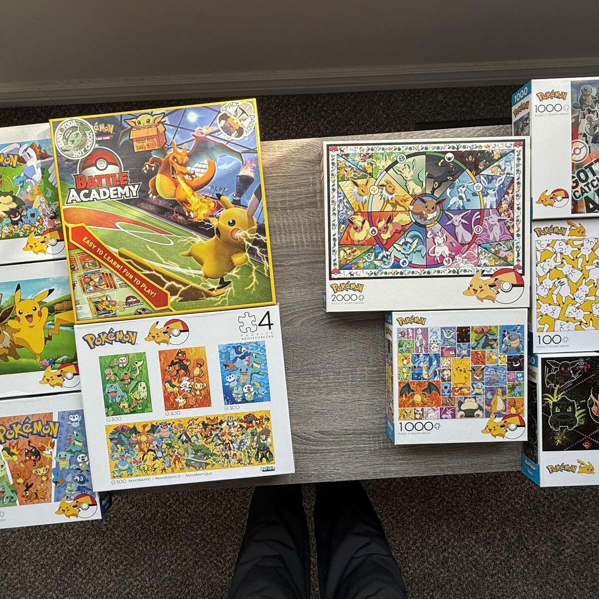 Pokemon Puzzles+Battle Academy- 10 Items Total