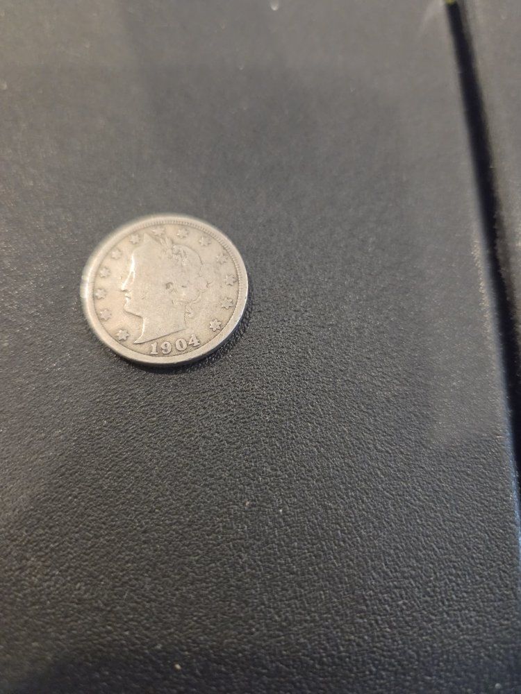 1904 Liberty Head V Nickel Coin
