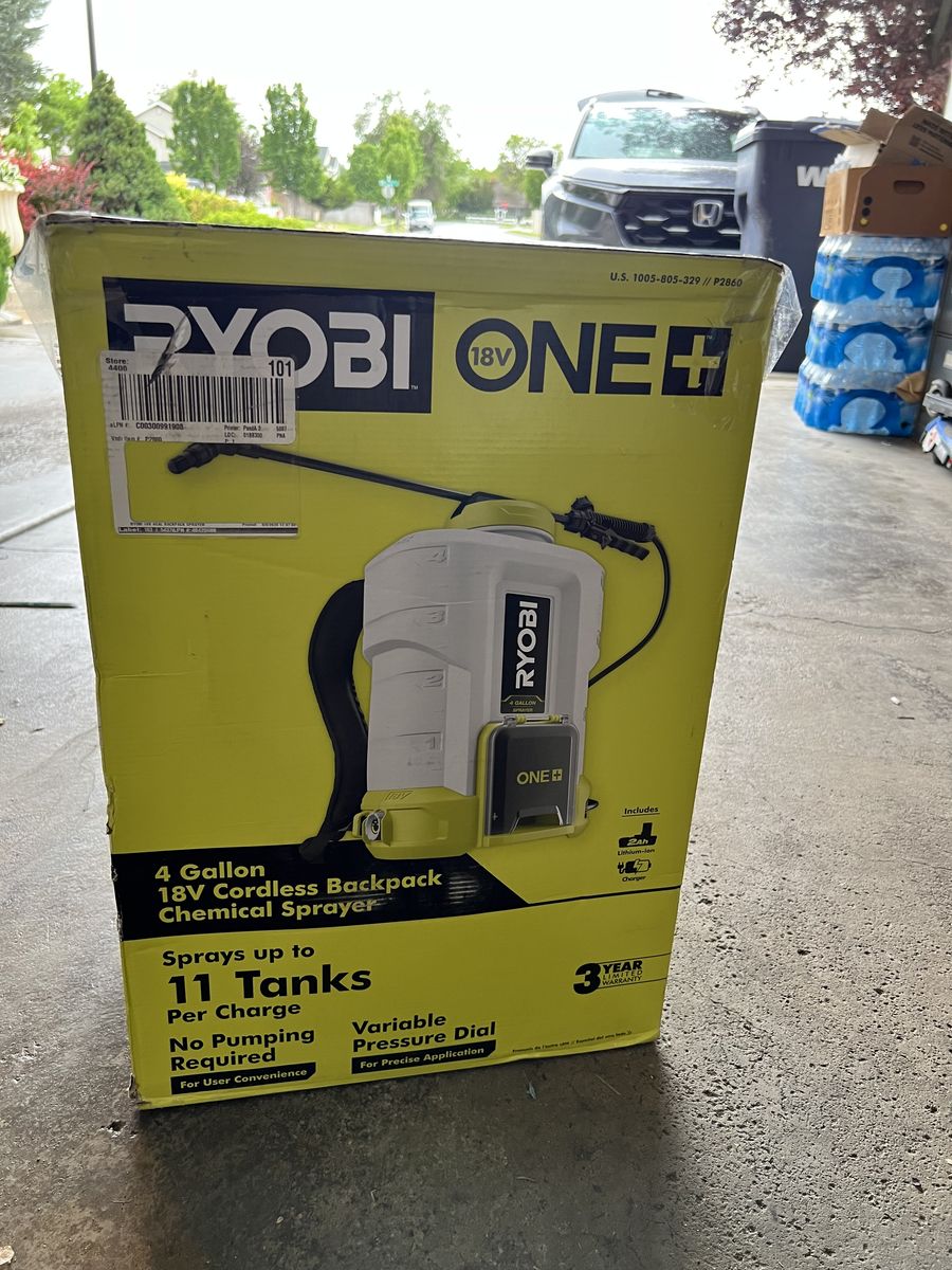 RYOBI ONE+ 18V Cordless 4-gallon Sprayer