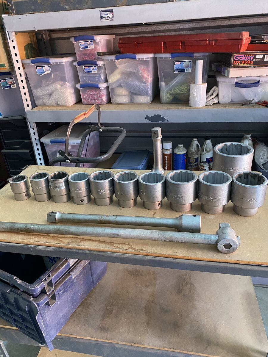 1" drive Large proto socket set